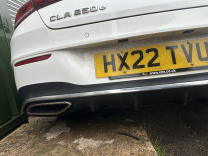 ✅2022 Mercedes CLA W118 AMG Line Rear Bumper White (149) W/O Lights A374 - Image 11