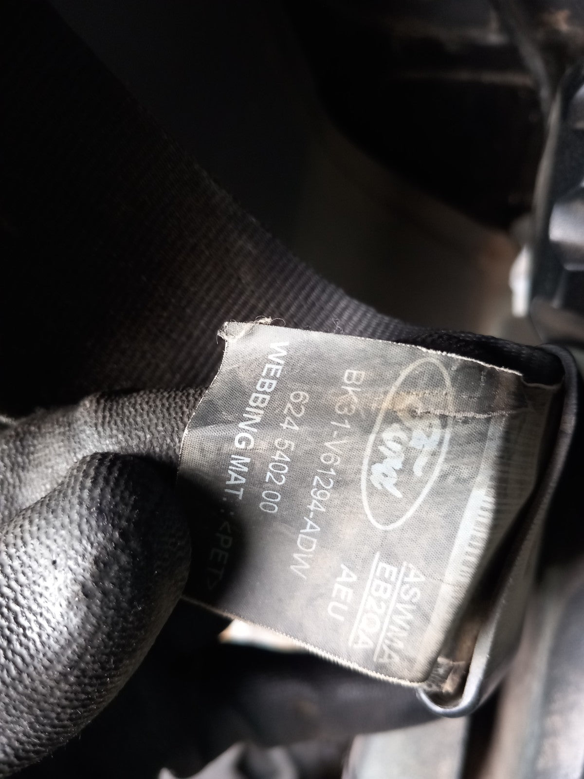 2019 Ford Transit 310 Front Right Driver Seat Belt BK31-V61294-ADW Warranty A424 - Image 6