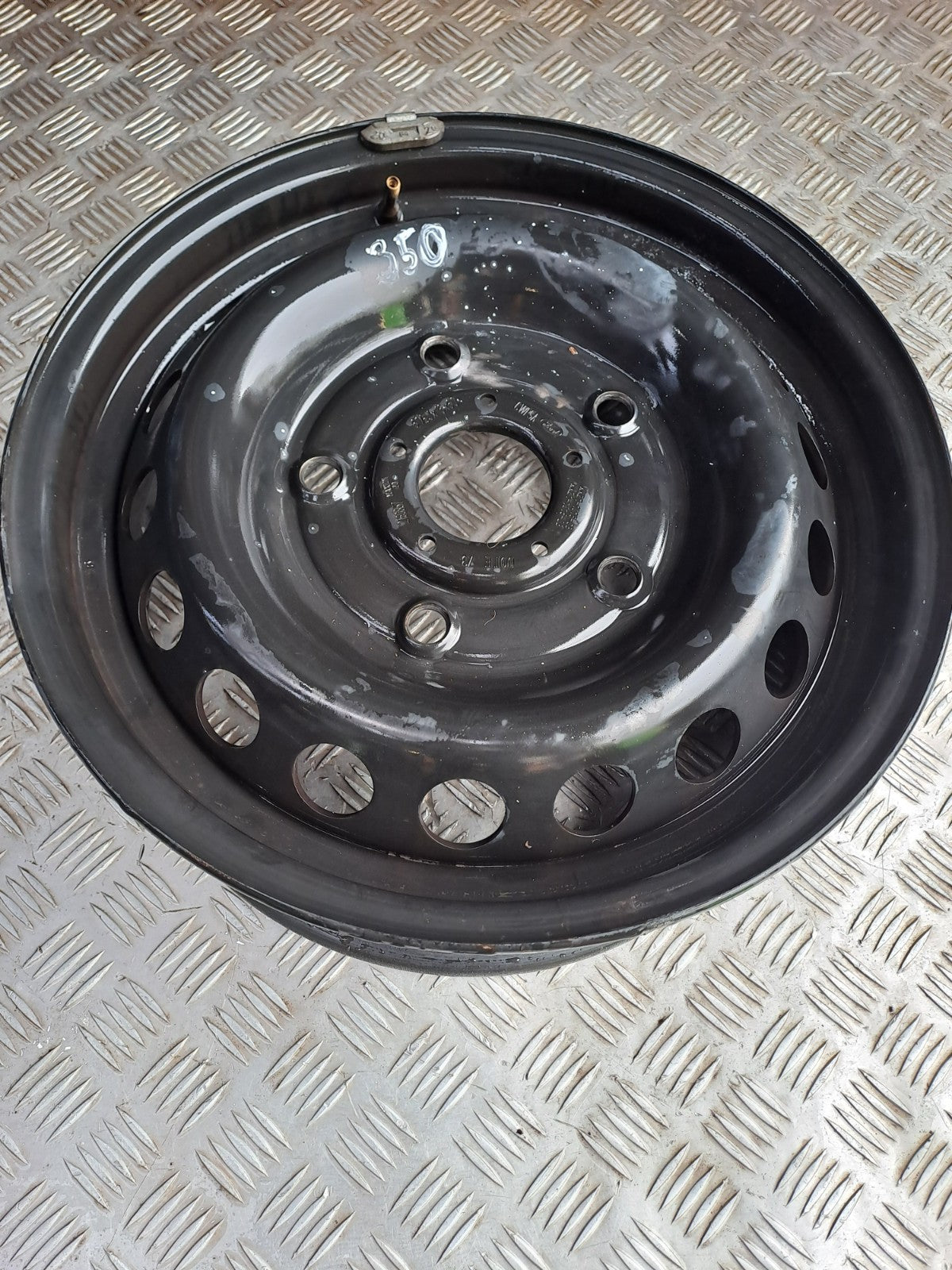 ✅2013 FORD TRANSIT CUSTOM BLACK STEEL WHEEL KK21-1015-CB + WARRANTY A350 - Image 2