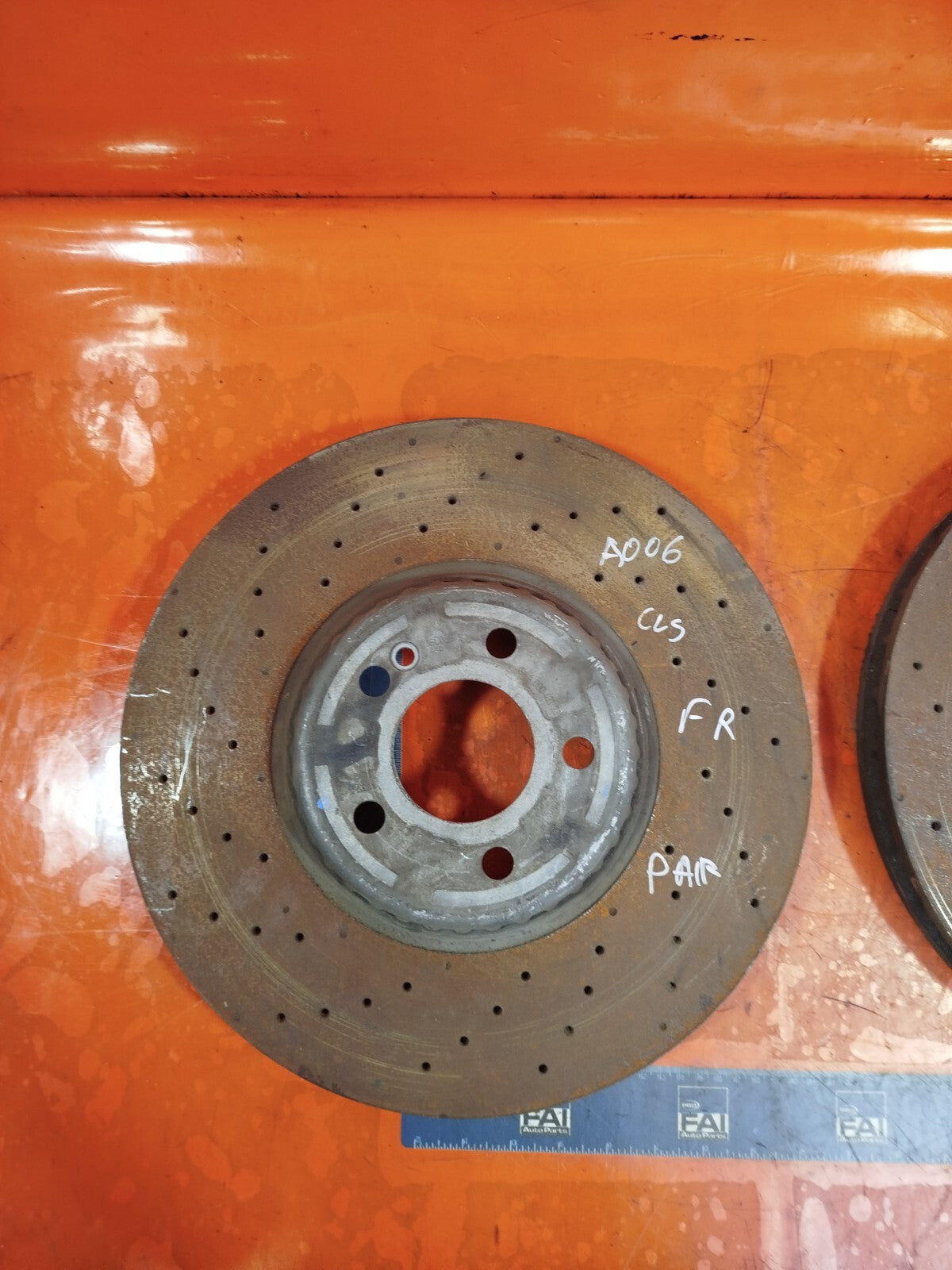 ✅2019 MERCEDES CLS 450 W257 3.0P FRONT BRAKE DISC PAIR + WARRANTY A006 - Image 4
