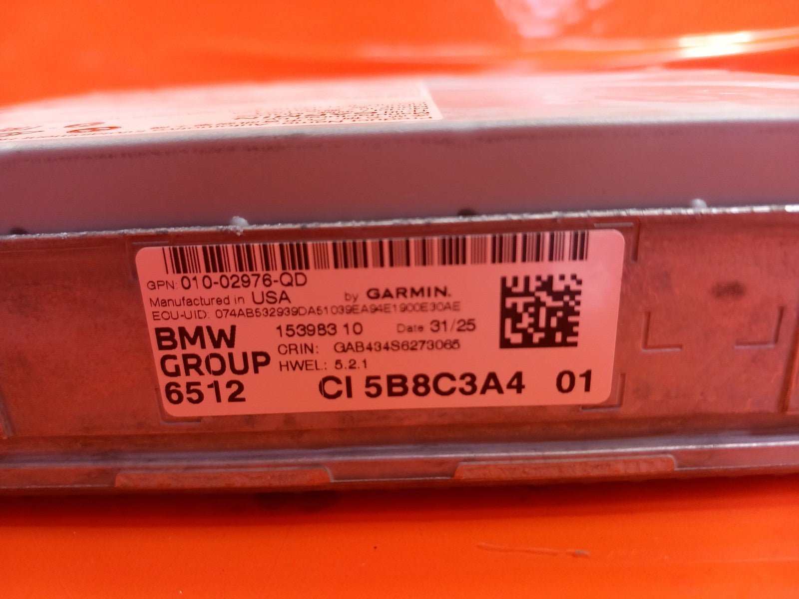 BMW X5 G05 Xdrive 50e M Sport 3.0 Petrol 2025 Sat Nav CD Radio Player Head Unit  - Image 5