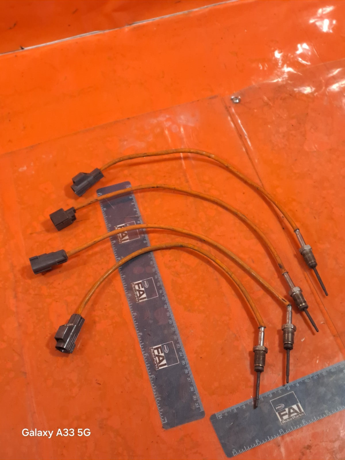 ✅VOLVO V40 V50 2012-2010 EXHAUST TEMPERATURE SENSORS 4x 6M5112B591EA Warranty - Image 2