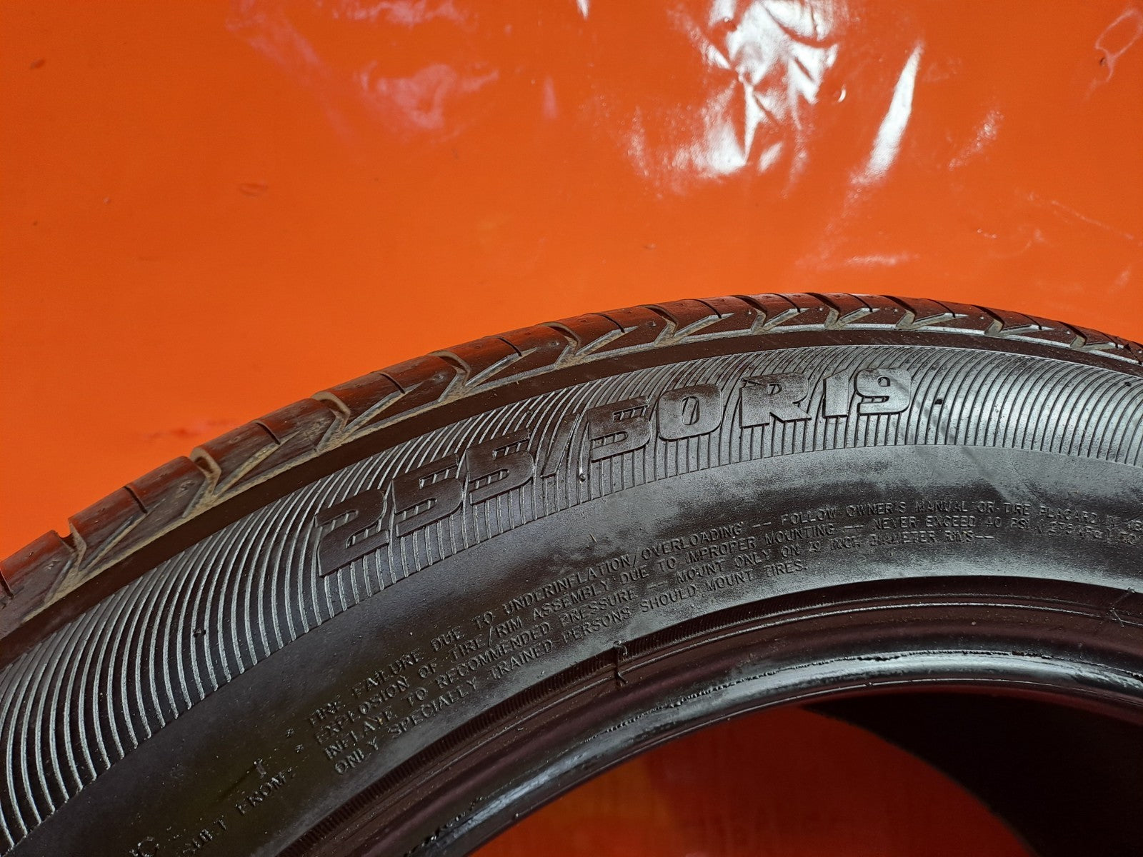 ✅COMPETUS LASSA 255/50 R19 TYRE 7.74 mm Warranty xAA - Image 9