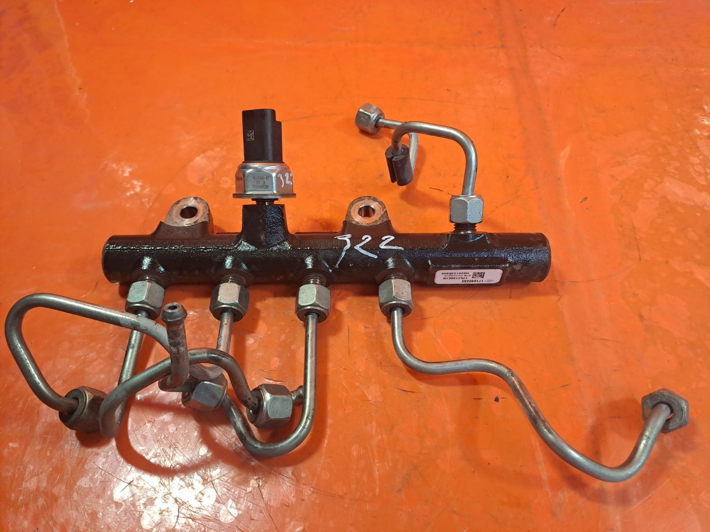 ✅2017 NISSAN JUKE TEKNA F15 FUEL INJECTOR RAIL 175210651R + WARRANTY A322 - Image 3
