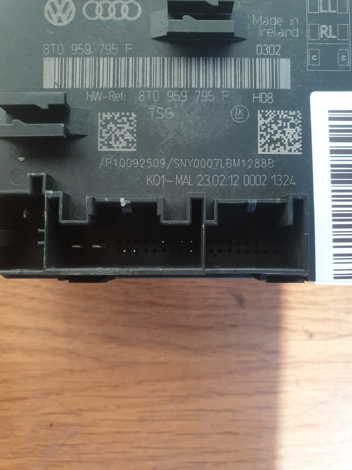 2012 AUDI A5 S LINE 2.0D REAR DOOR CONTROL MODULE 8T0959795F + WARRANTY A218 - Image 11