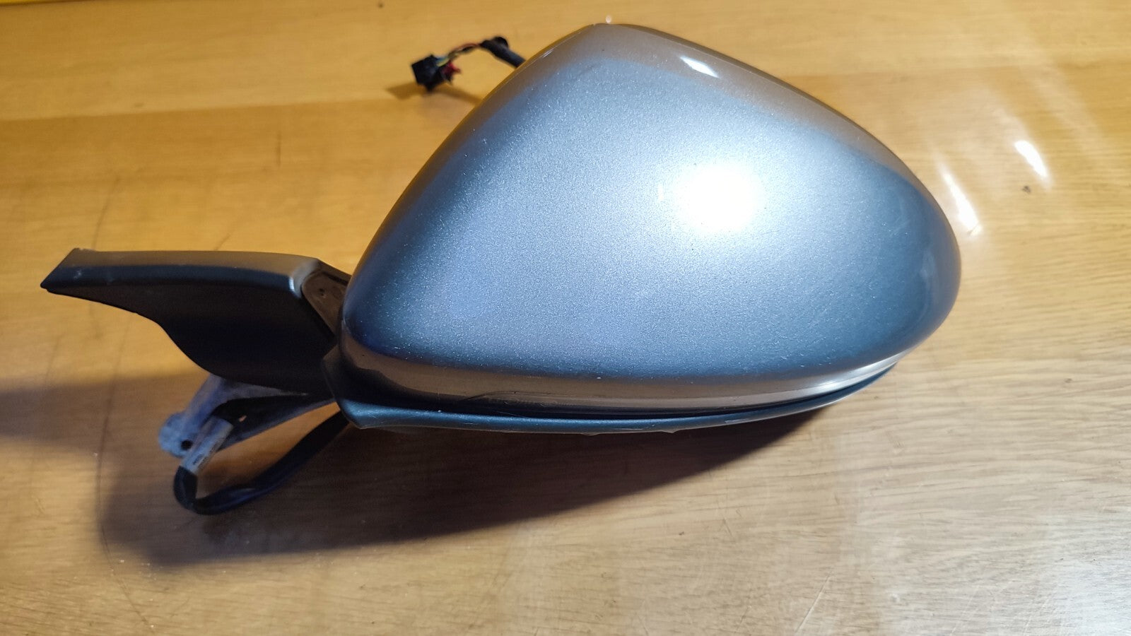 ✅2013 VW GOLF MK7 1.2P FRONT LEFT PASSENGER SIDE MIRROR GREY + WARRANTY A098 - Image 1