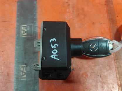 ✅2015 MERCEDES B CLASS W246 IGNITION SWITCH LOCK BARREL & KEY A2469055701 A053 - Image 4