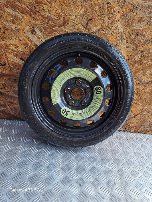 ✅VW GOLF MK6 SPACE SAVER SPARE WHEEL T125/70 R16 + WARRANTY xAA - Image 1