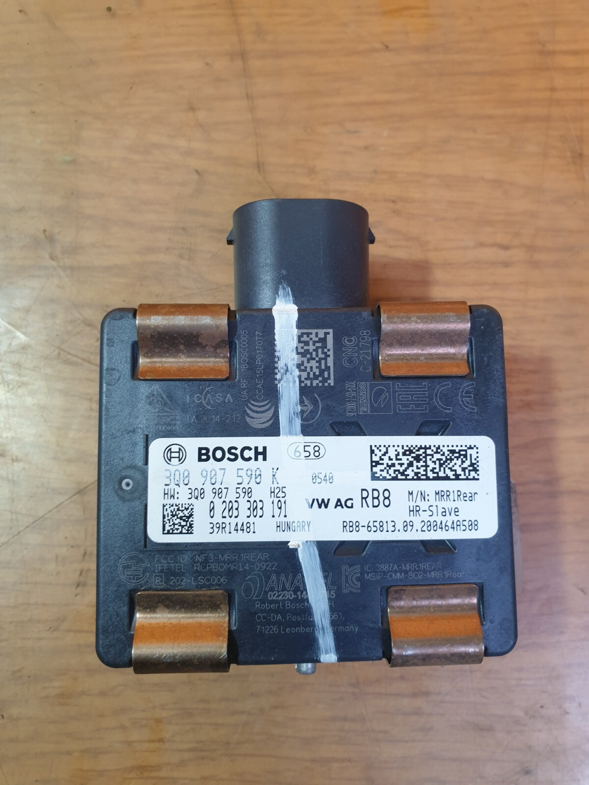 ✅AUDI Q3 S LINE 1.5 PETROL 2020 REAR LEFT DISTANCE RADAR SENSOR 3Q0907590K A198 - Image 1