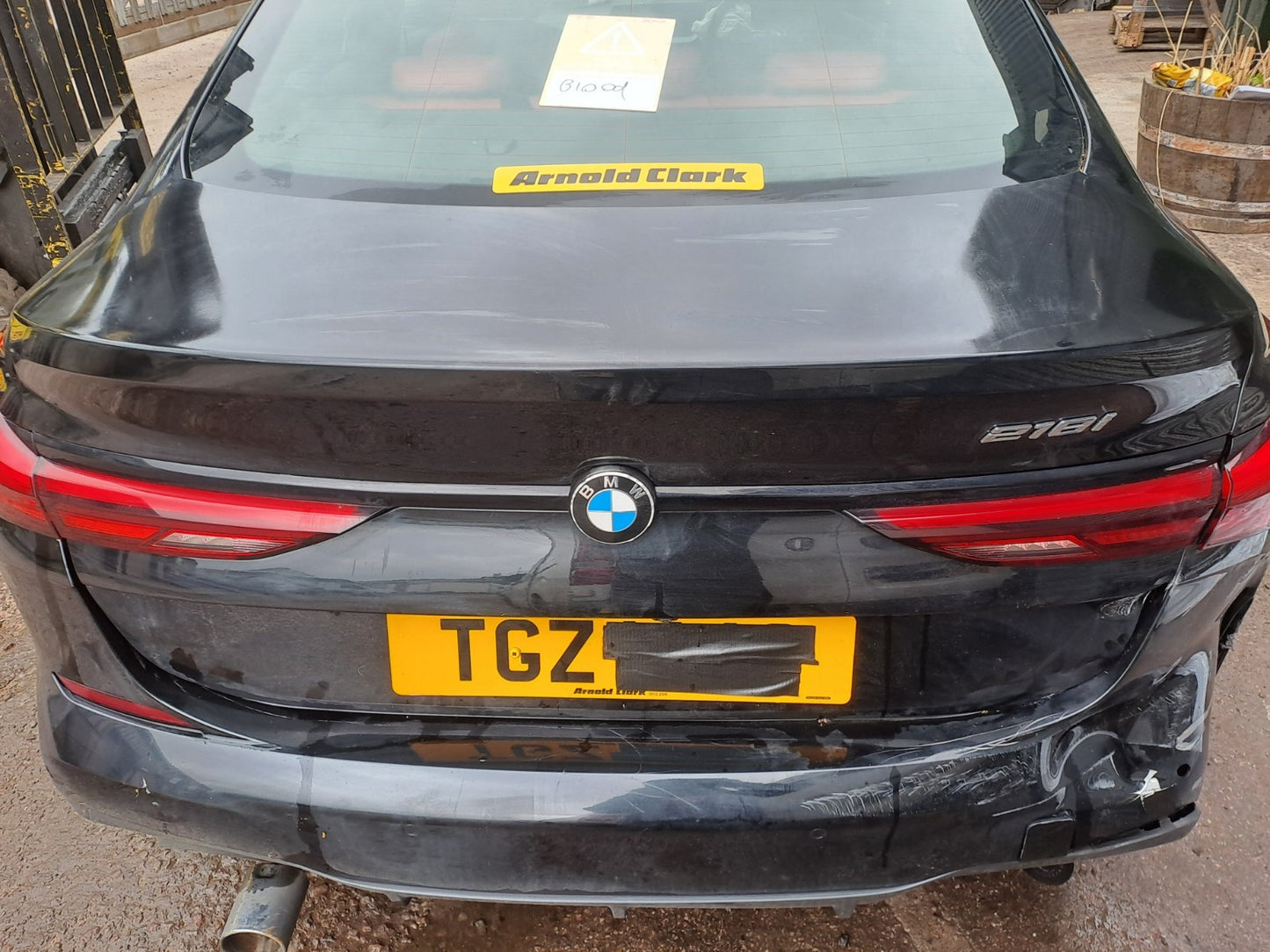 ✅BMW F44 218I M Sport 1.5 Petrol 2020 Tailgate Bare Black Warranty A386 - Image 1
