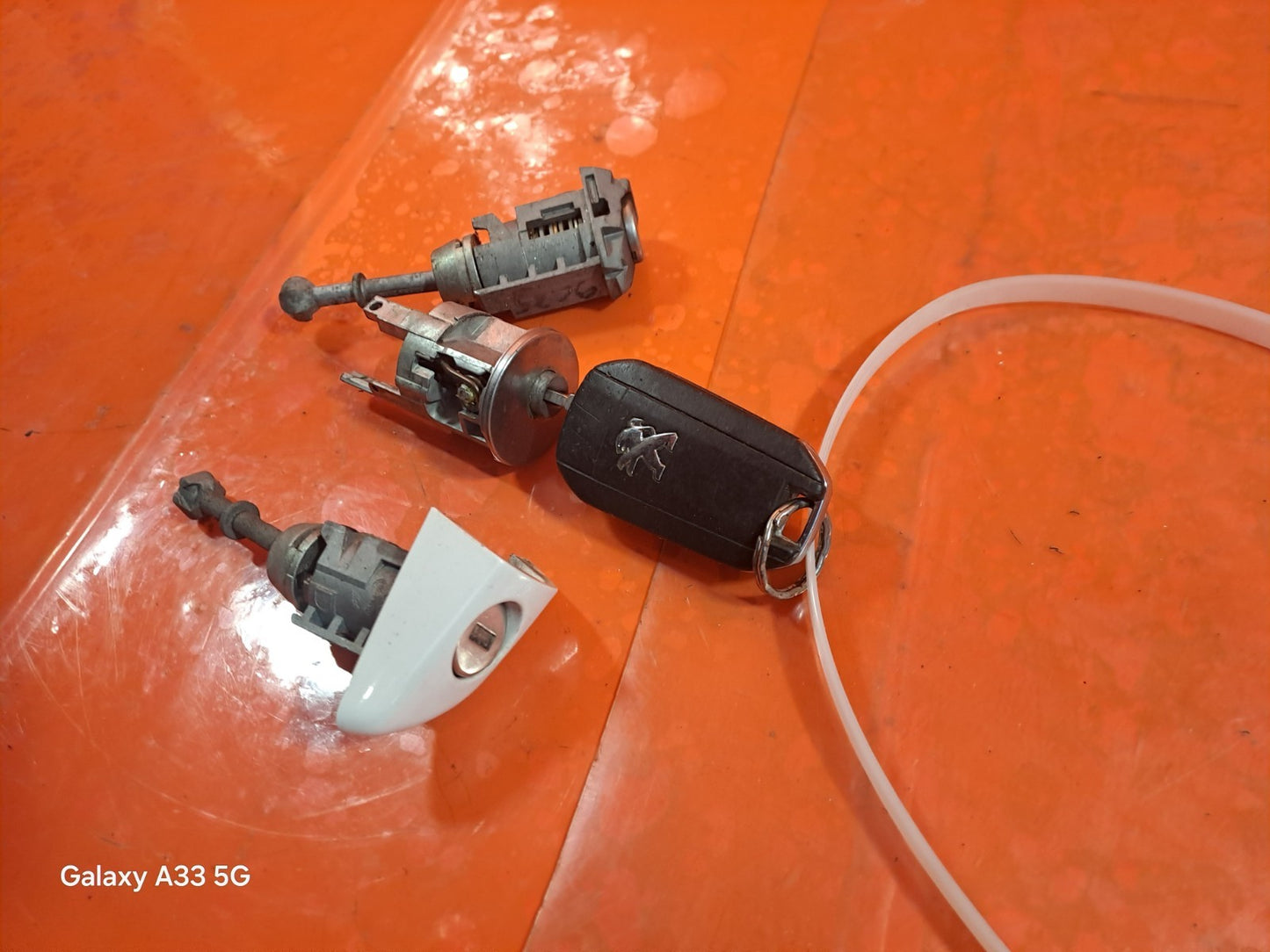 ✅PEUGEOT 308 1.5 DIESEL 2019 LOCK SET & KEY 9674001080 Warranty A309 - Image 5