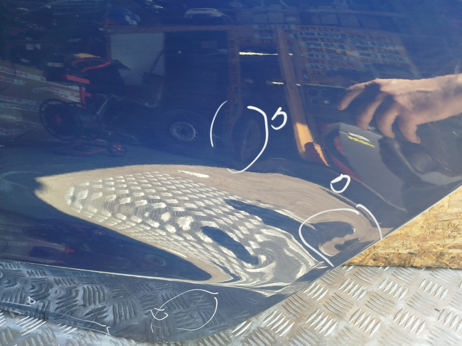 ✅TESLA MODEL 3 LONG RANGE 2020 rear LEFT DOOR BLUE Dent A266 - Image 11