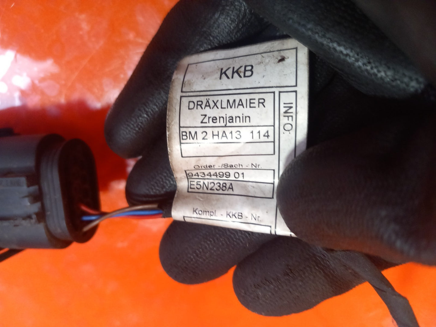 BMW F20 M140i 3.0 Petrol 2019 Front Air Guide Shutter Duct Wiring Loom A400 - Image 8