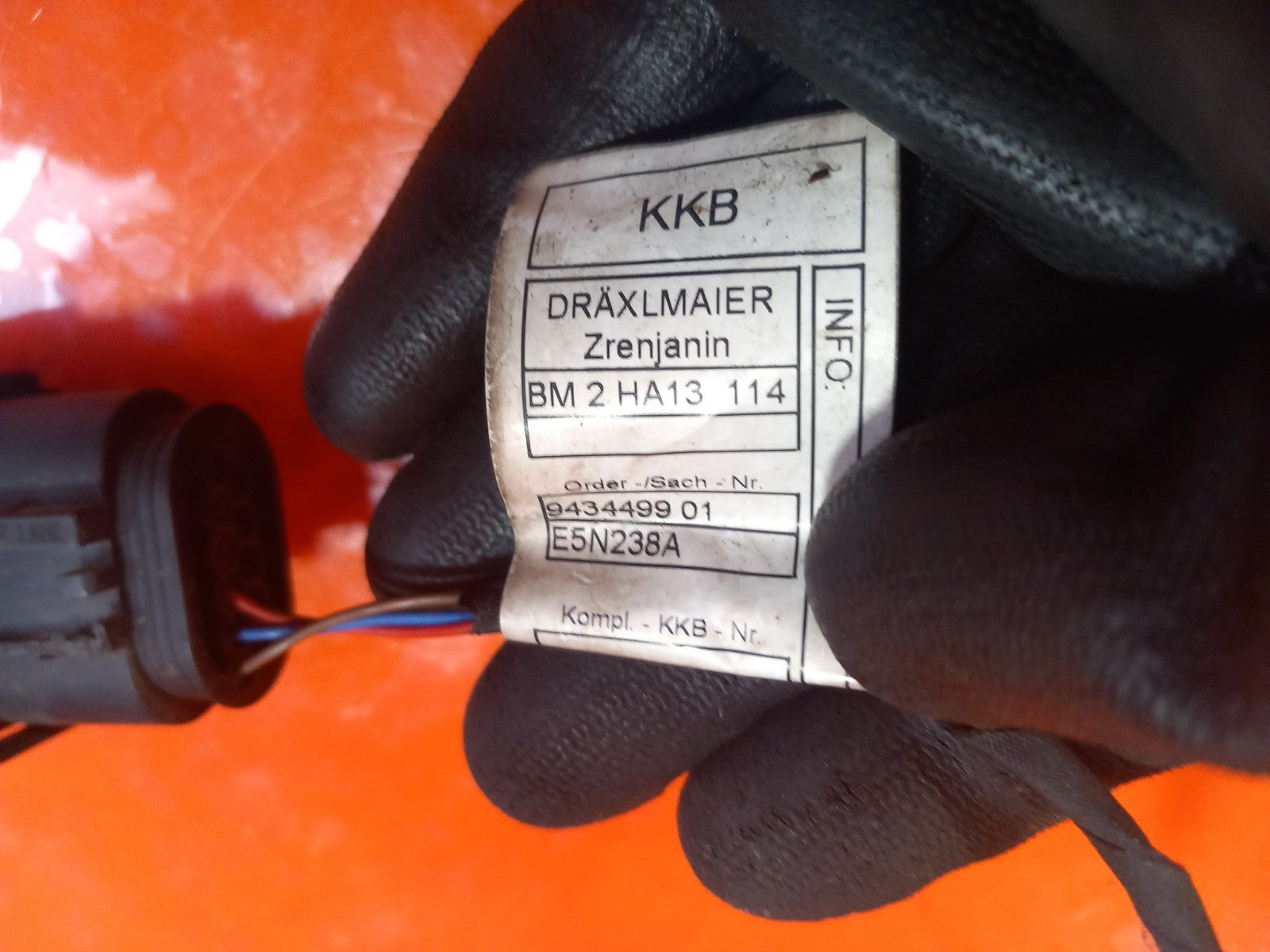 BMW F20 M140i 3.0 Petrol 2019 Front Air Guide Shutter Duct Wiring Loom A400 - Image 8