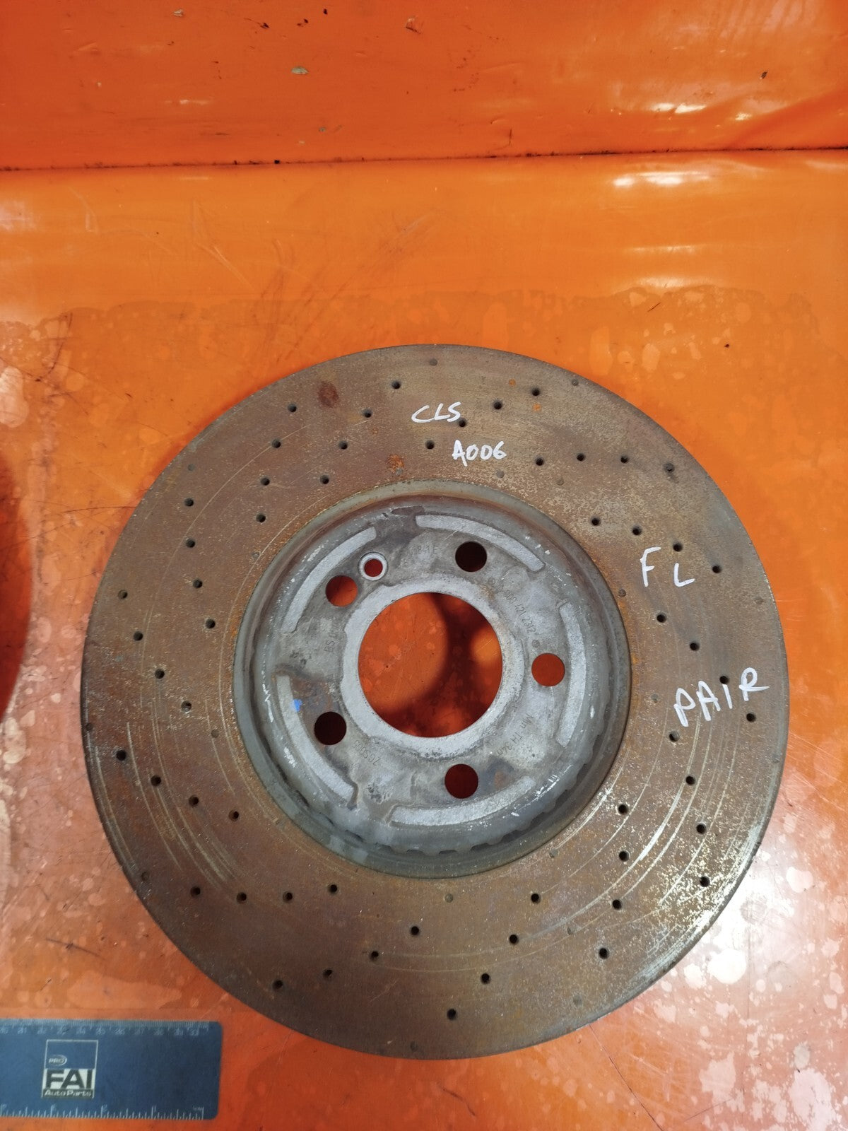 ✅2019 MERCEDES CLS 450 W257 3.0P FRONT BRAKE DISC PAIR + WARRANTY A006 - Image 10