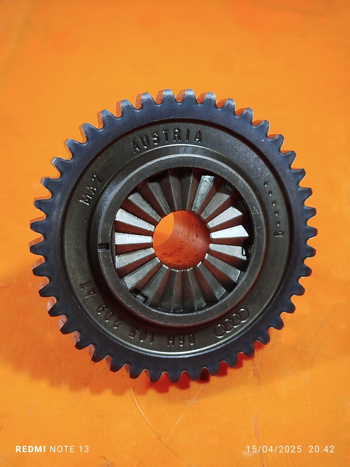 ✅AUDI A5 S LINE 2.0 PETROL 2010 CRANKSHAFT PULLEY SPROCKET 06H105209AT Warranty - Image 1