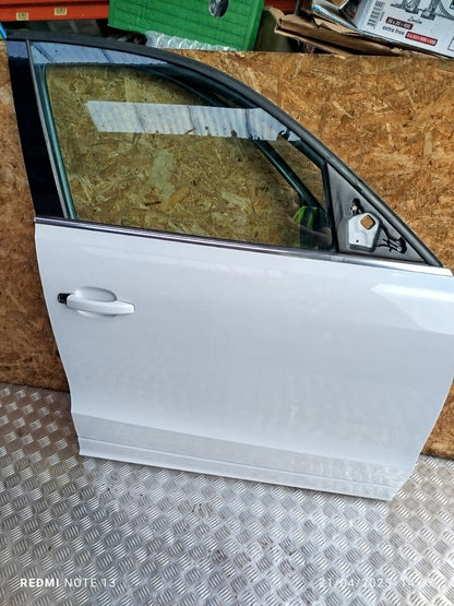 ✅2012 AUDI Q5 8R S LINE FRONT RIGHT DOOR WHITE S9R + WARRANTY A276 - Image 6