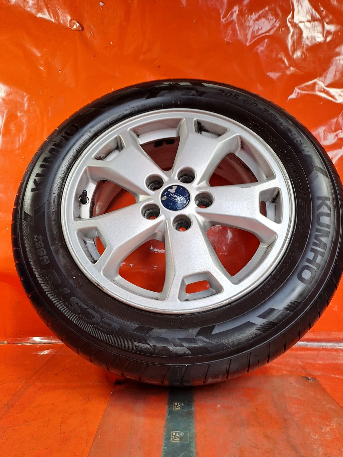 ✅2015 FORD TRANSIT CONNECT V408 ALLOY WHEEL WITH TYRE 205/60 R16 DT11-AC A355 - Image 6