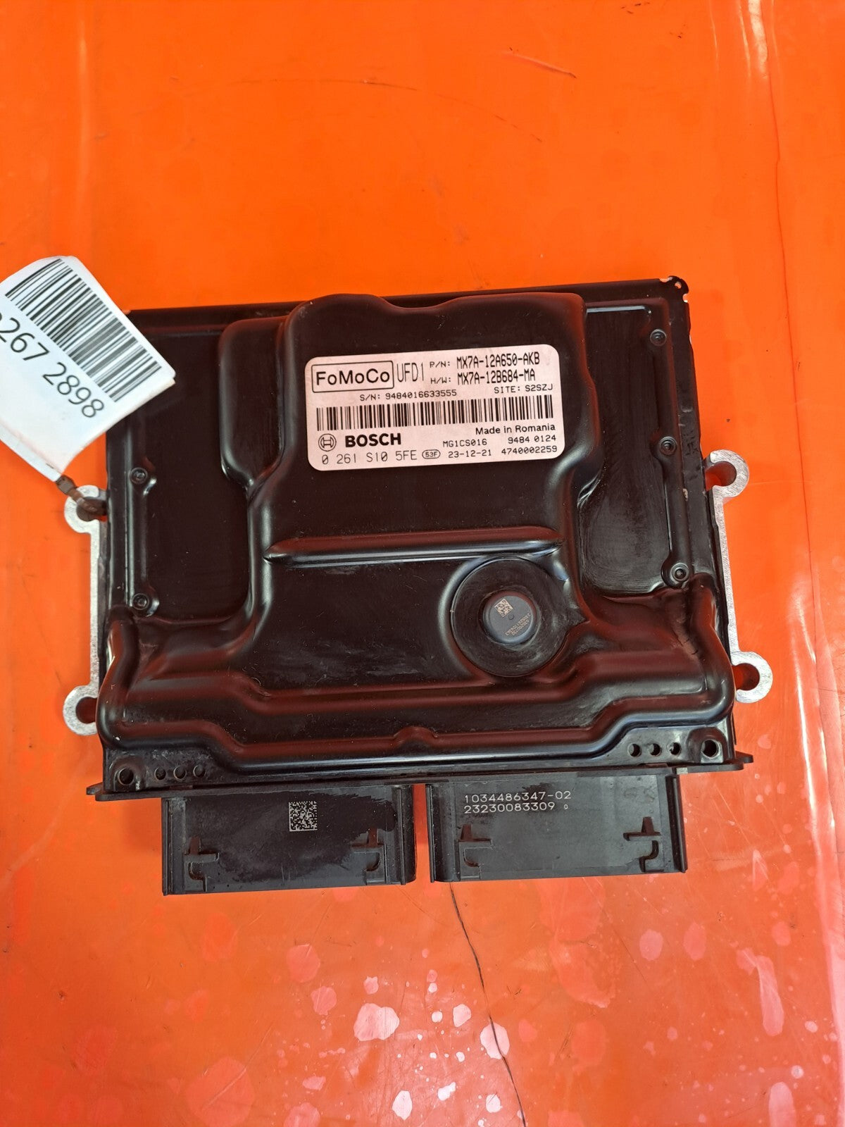 ✅FORD FOCUS ST-LINE 1.0 PETROL 2024 ENGINE CONTROL MODULE ECU MX7A12A650AKB A267 - Image 1