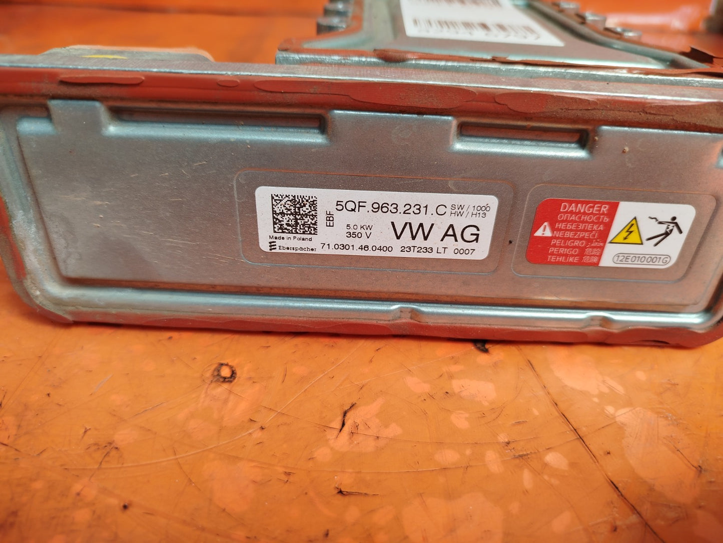 ✅2023 VW GOLF GTE MK8 HIGH VOLTAGE WATER HEATER 5QF963231C + WARRANTY A294 - Image 3