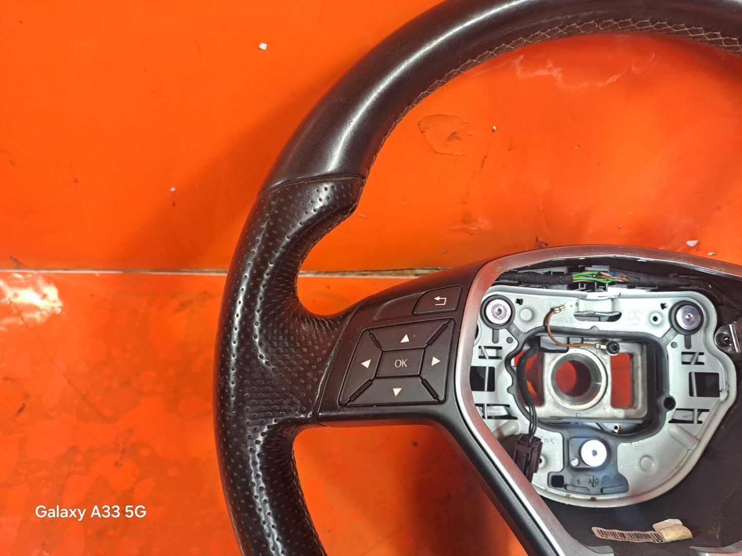 ✅2012 MERCEDES B CLASS W246 MULTIFUNCTION STEERING WHEEL A2184601918 +WARRANTY - Image 3