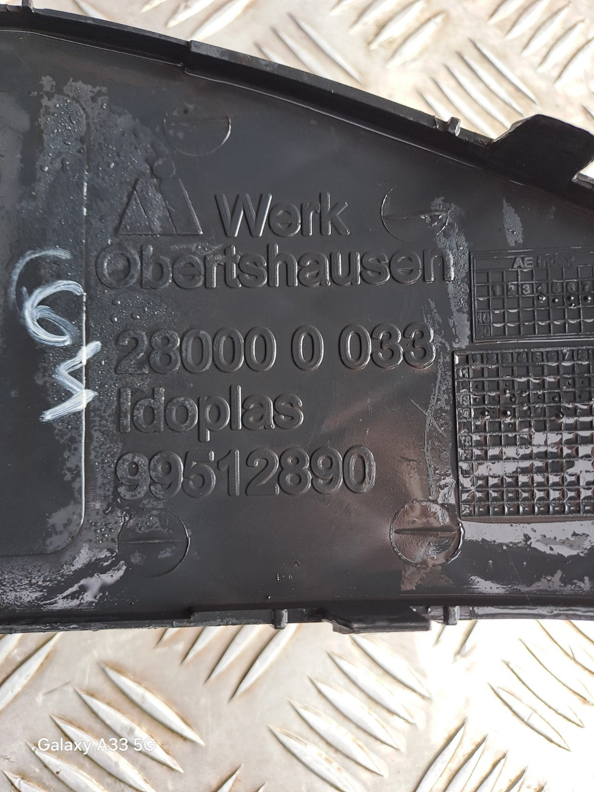 ✅Mercedes W176 A180 1.5CDI FRONT BUMPER LOWER GRILL A1768850022 Warranty A064 - Image 9