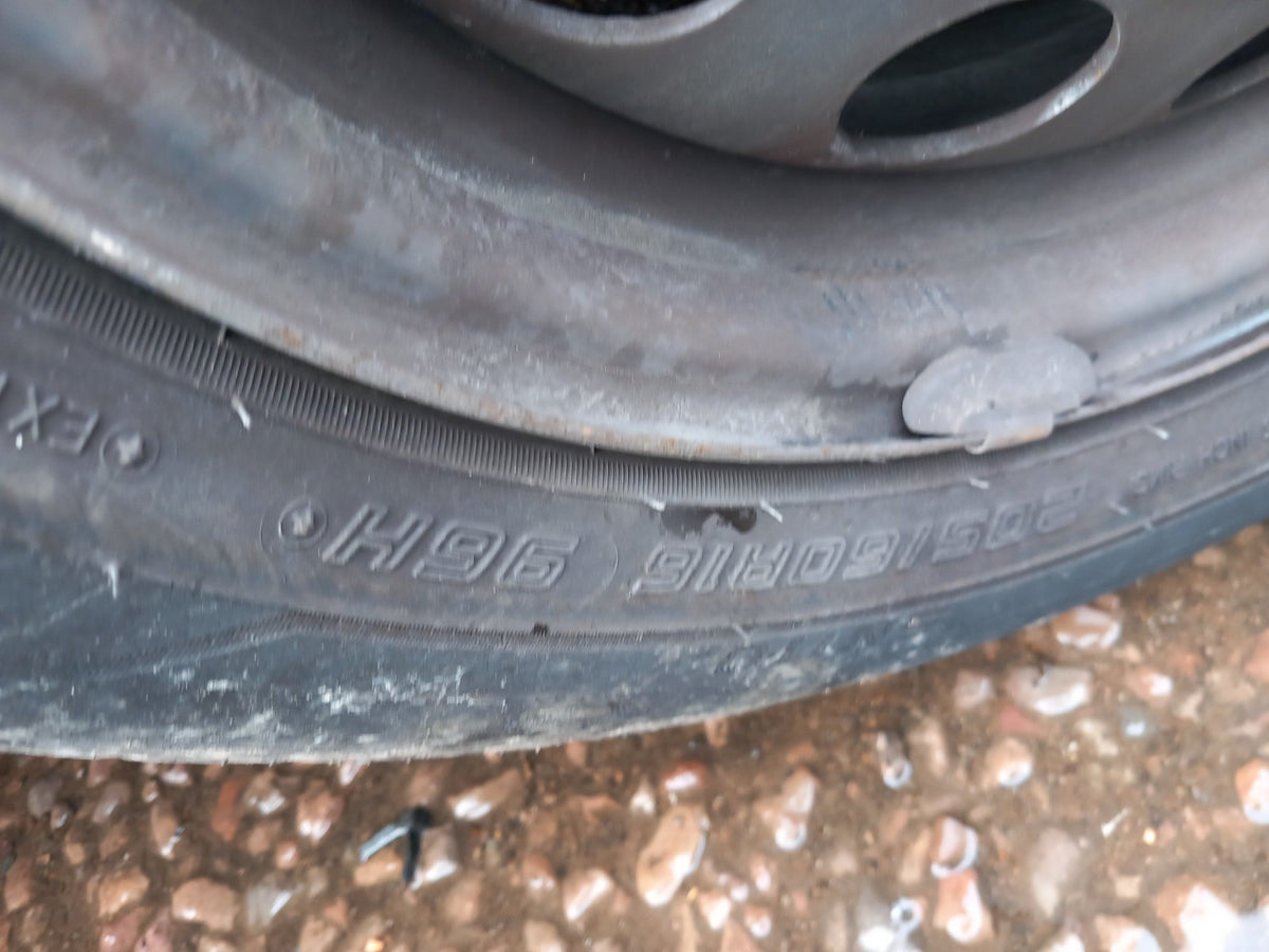 2022 Peugeot Partner K9 Steel Wheel w/ Tyre 205/60 R16 Warranty A419 - Image 5