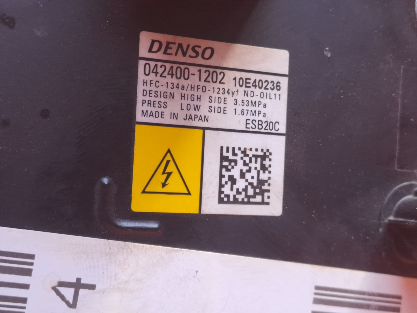 ✅TOYOTA C-HR 2020 A/C AIR CON COMPRESSOR PUMP 042400-1202 Warranty A016 - Image 10