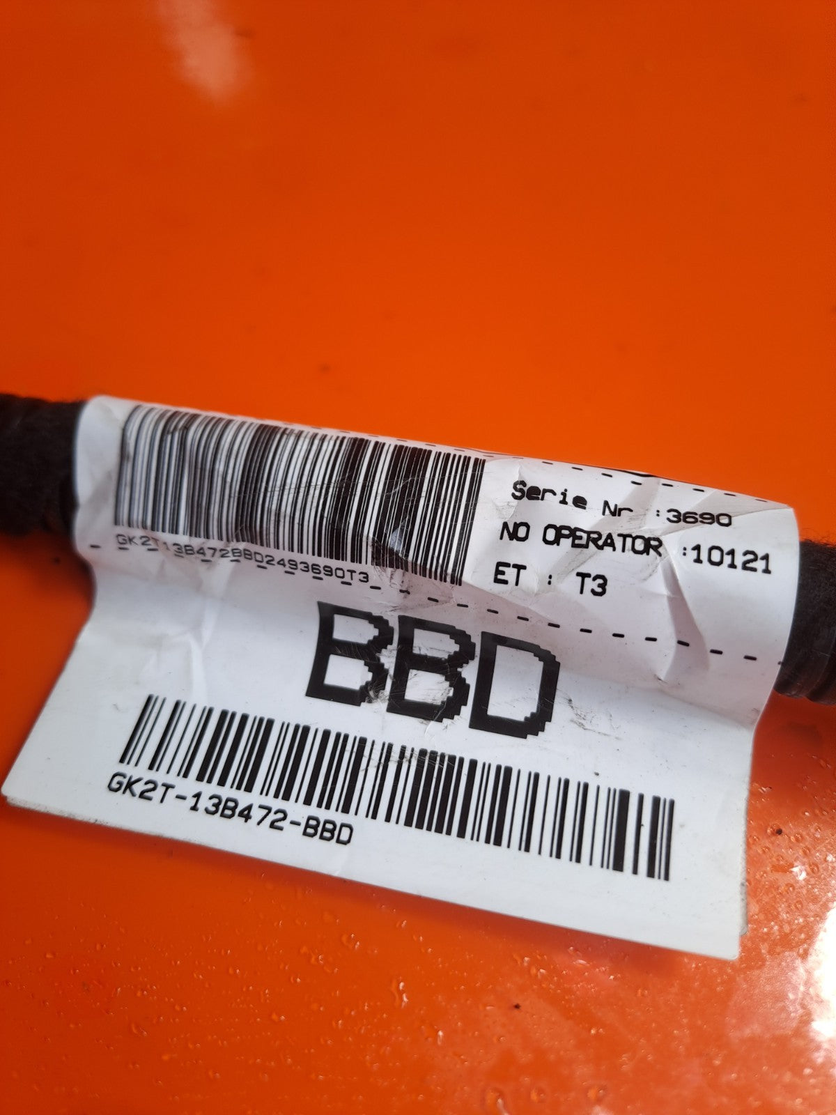 2021 Ford Transit Custom Rear Left Door Wiring Loom GK2T-13B472-BB Warranty A390 - Image 9