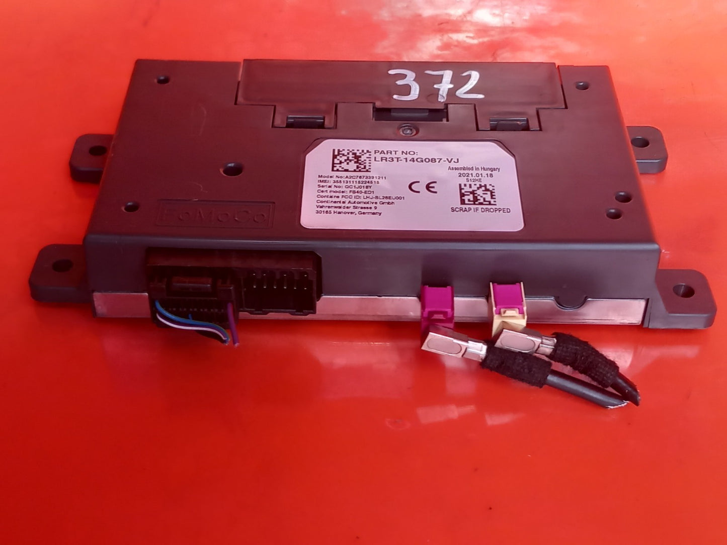 ✅Ford Transit Custom 2.0 Diesel 2021 Bluetooth Control Module LR3T14G087VJ A372 - Image 5