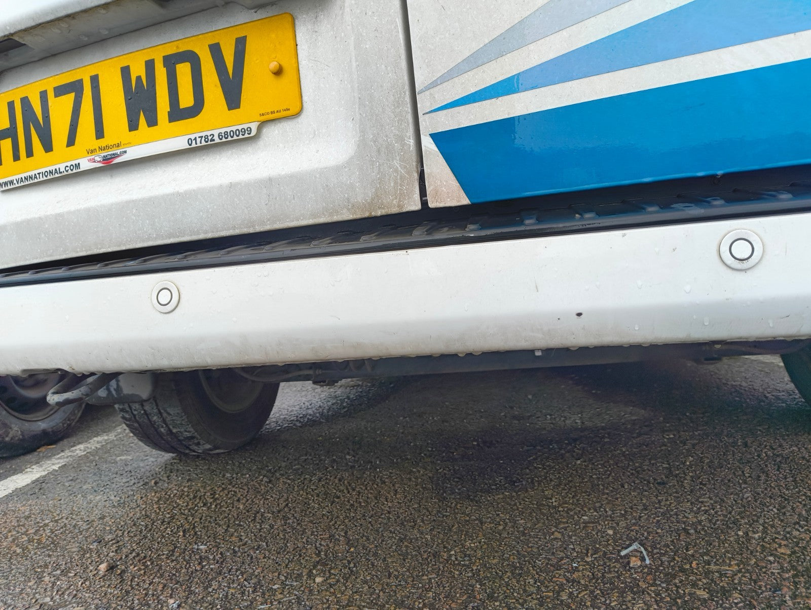 ✅Ford Transit Custom 2.0 Diesel 2021 Rear Bumper White Warranty A390 - Image 5