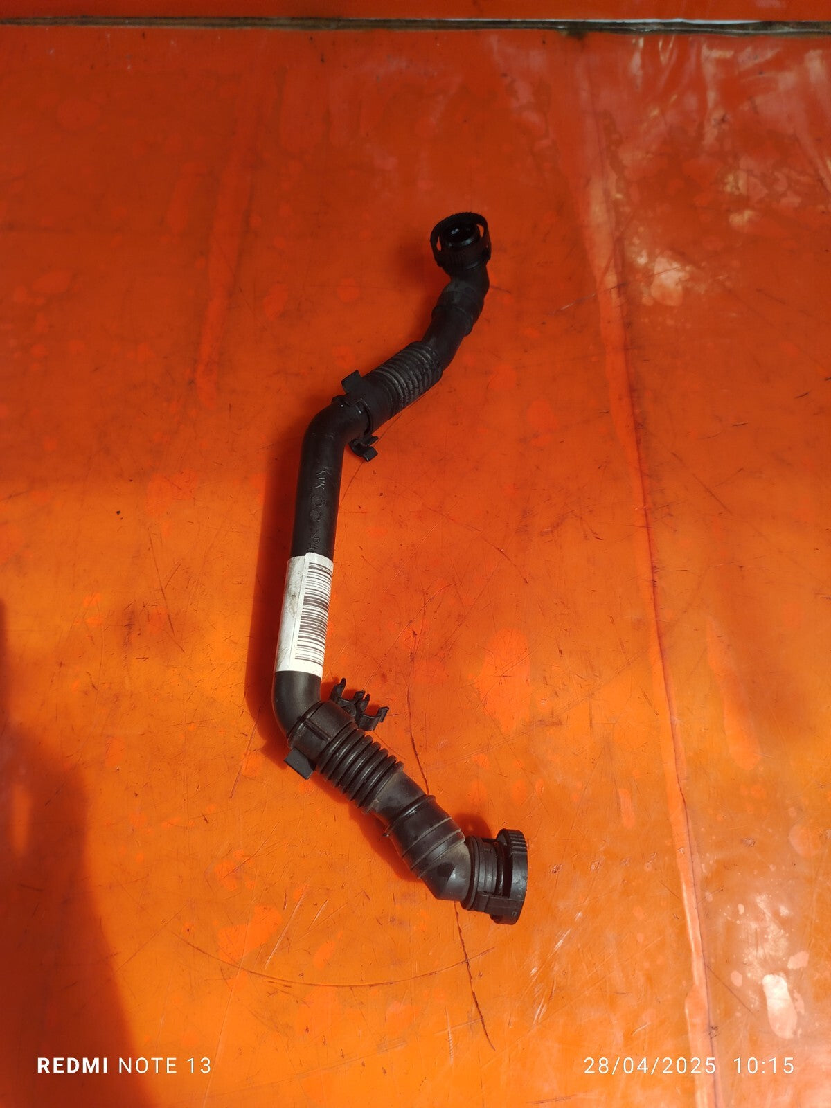 ✅VW CRAFTER CR35 2.0 DIESEL 2017 AIR INTAKE BREATHER PIPE HOSE 03L103493N A277 - Image 5