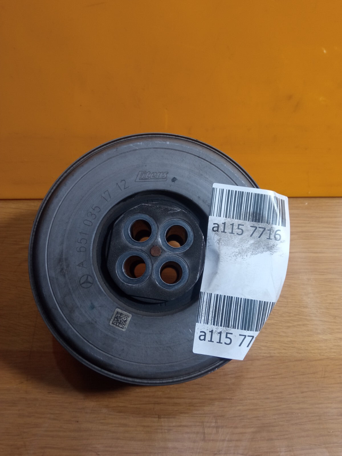 ✅MERCEDES W212 E300 2.1 DIESEL 2014 CRANKSHAFT PULLEY A6510351712 Warranty A115 - Image 3