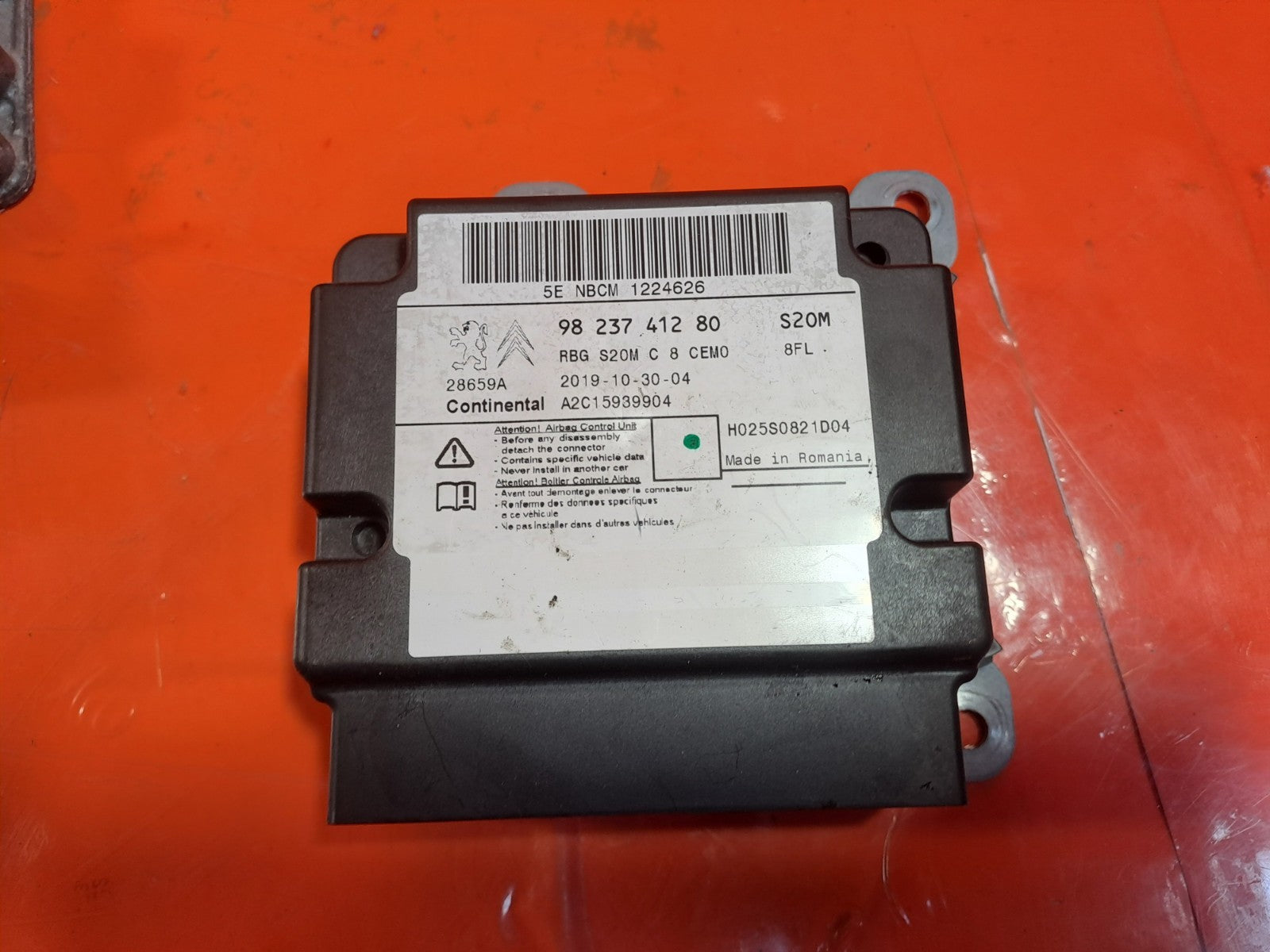 ✅Citroen Berlingo 650 1.5 Diesel 2020 Engine ECU Kit 9830707680 9831102380 A381 - Image 5