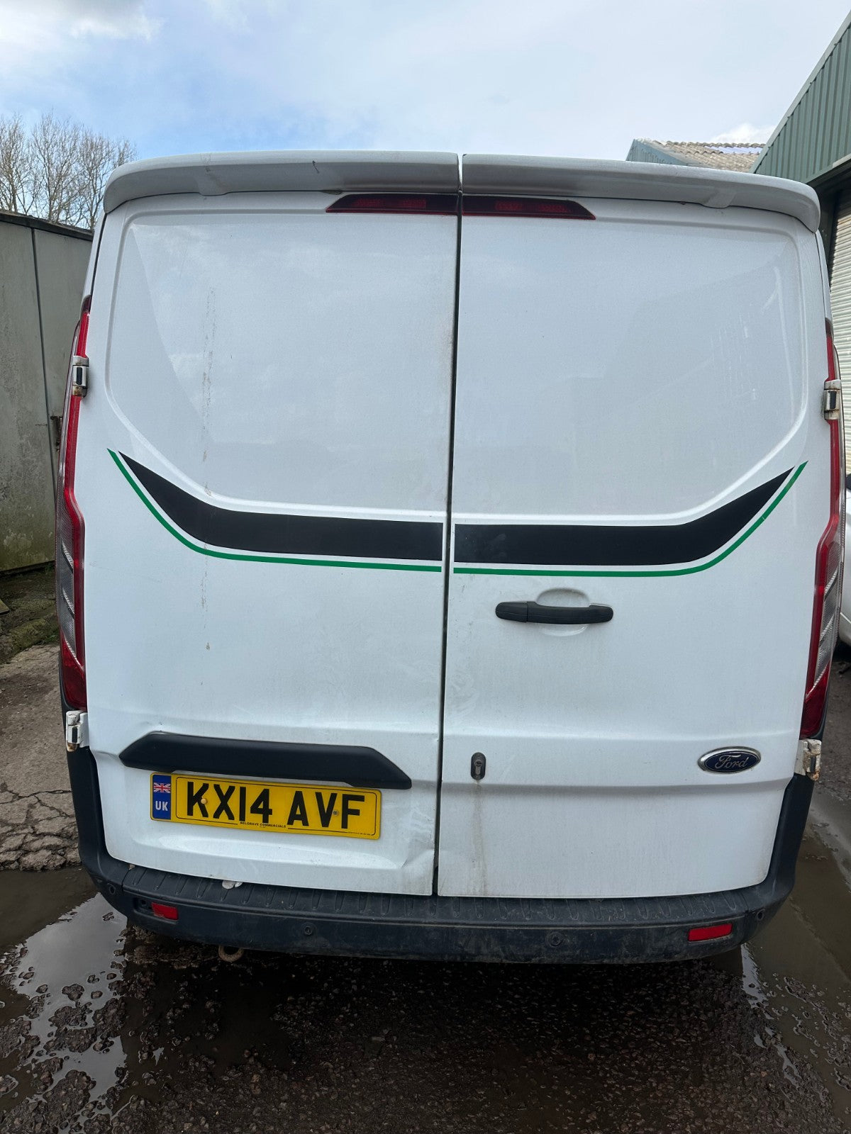 ✅Ford Transit Custom 2.2 Diesel 2014 Rear Left Door Bare White Warranty A378 - Image 1