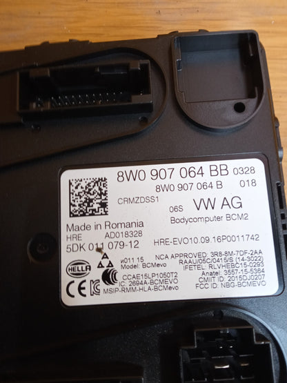 ✅Audi A5 F5 S-Line 2016 Body Control Module 8W0907064BB + Warranty A142 - Image 12