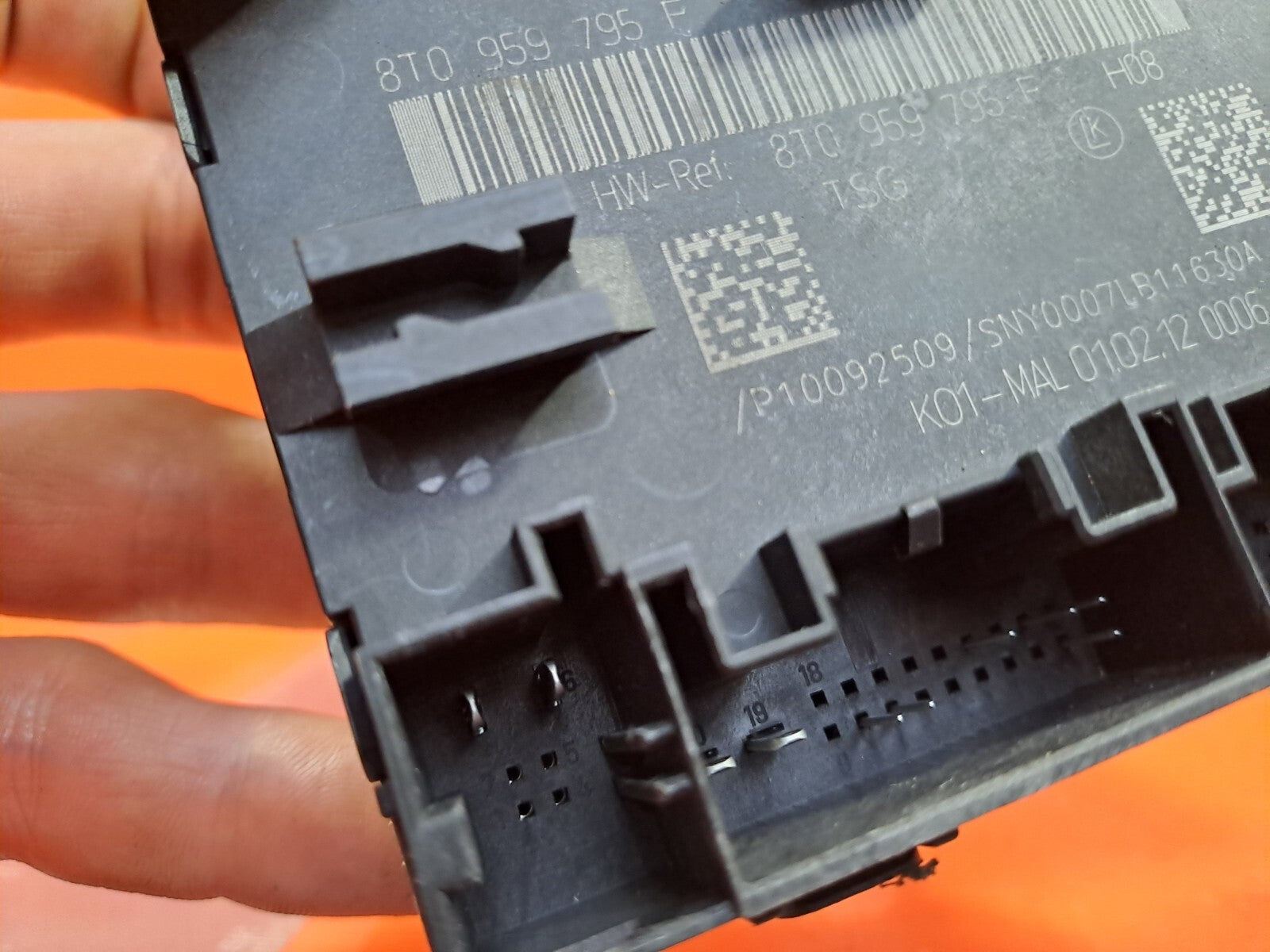✅2012 AUDI A5 1.8P REAR DOOR CONTROL MODULE 8T0959795F + WARRANTY A222 - Image 10