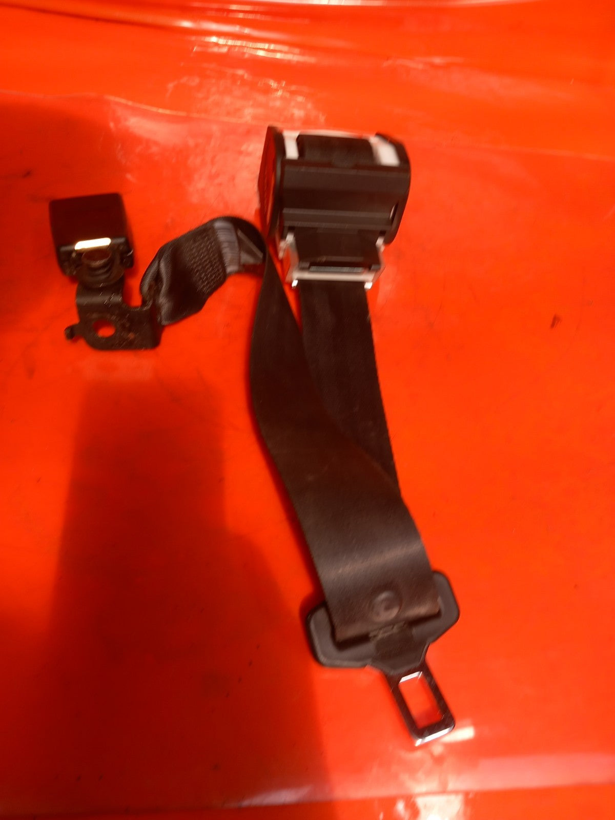 Ford Transit Custom 2.2 Diesel 2016 Front Centre Seat Belt With Buckle A373 - Image 4