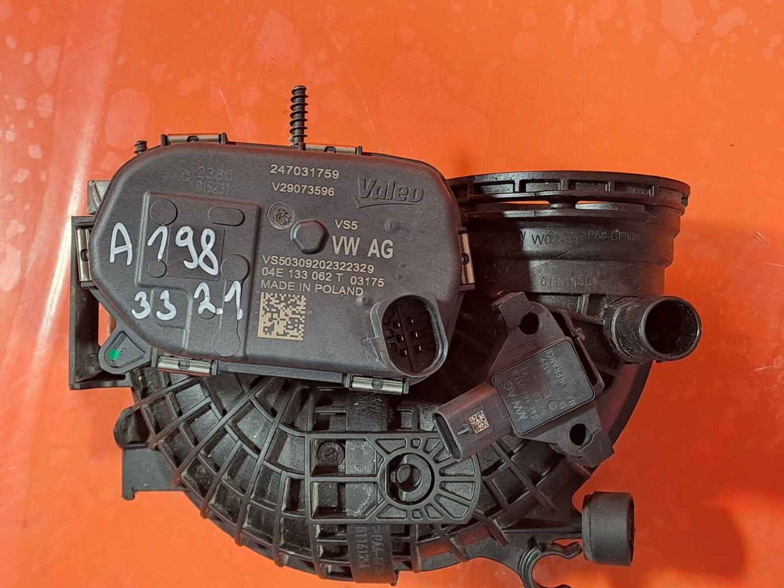 ✅AUDI Q3 S LINE 1.5 PETROL 2020 THROTTLE BODY 04E133062T Warranty A198 - Image 6