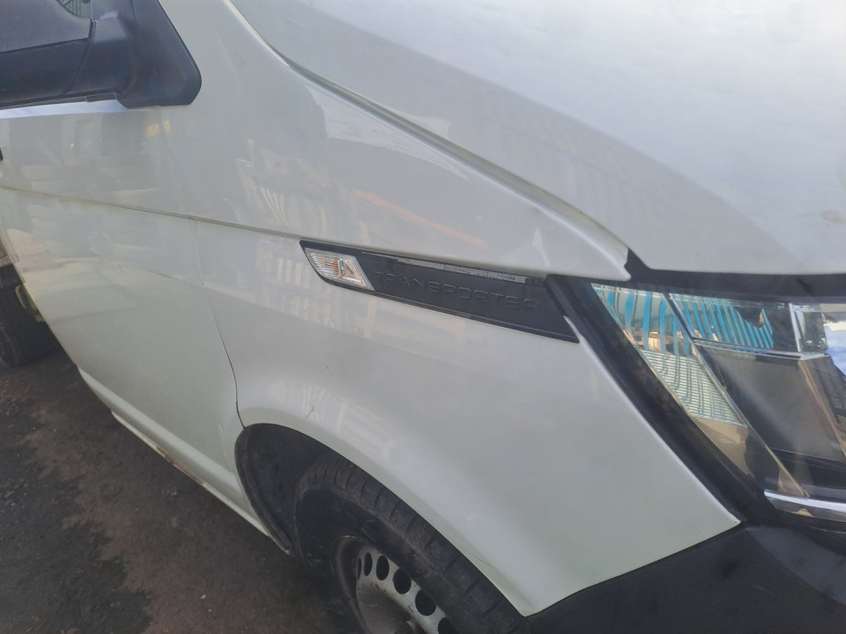 2021 VW Transporter T30 Front Right Wing Fender Panel White B9A Warranty A412 - Image 6