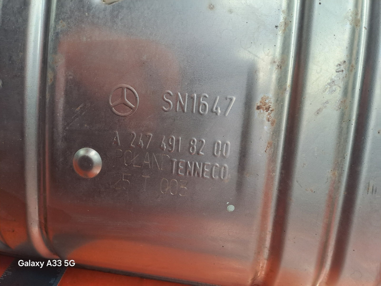 ✅MERCEDES A180 SPORT 1.3 PETROL 2025 EXHAUST SYSTEM A2474918200 Warranty A311 - Image 4