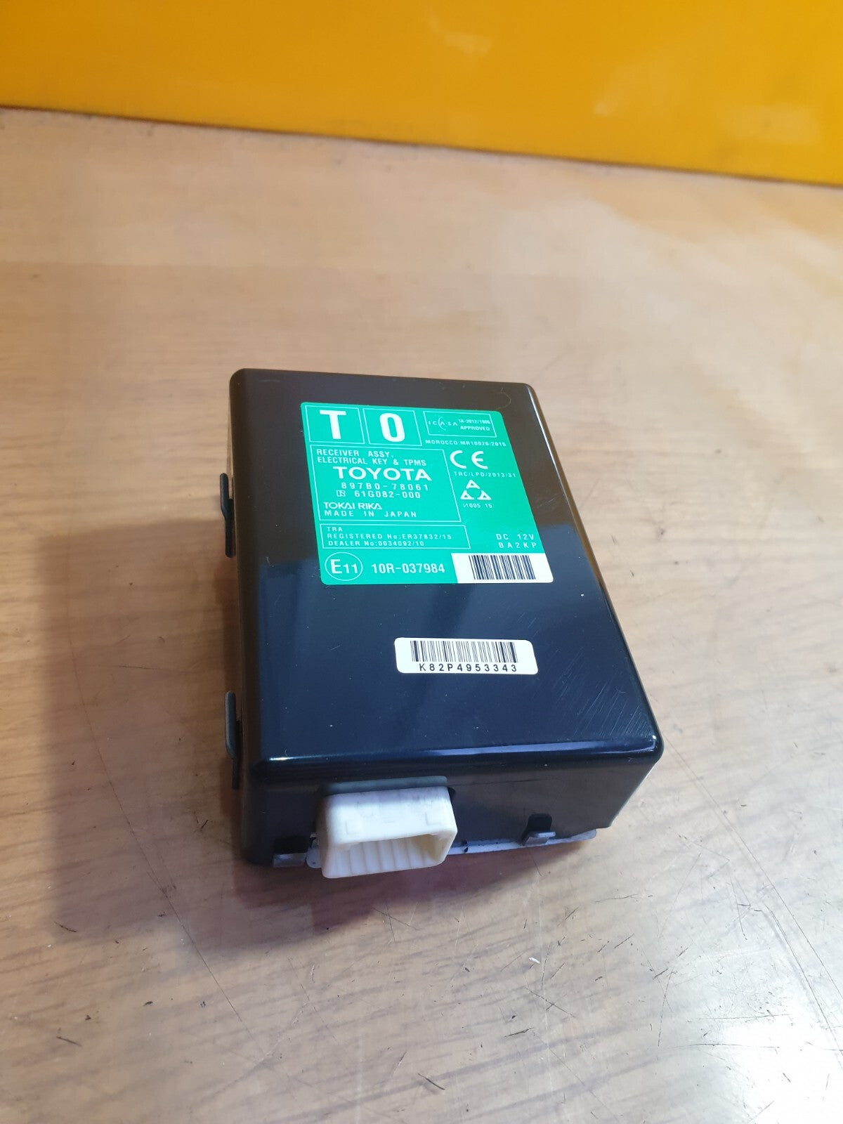 ✅2019 Lexus NX 300H Receiver Electrical Key & TPMS ECU 897B0-78061 Warranty A146 - Image 2