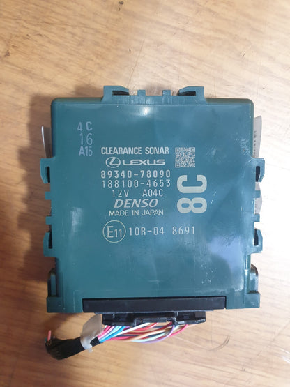 ✅2019 LEXUS NX 300H 2.5P HYBRID CLEARANCE SONAR WARNING MODULE 89340-08090 A146 - Image 1