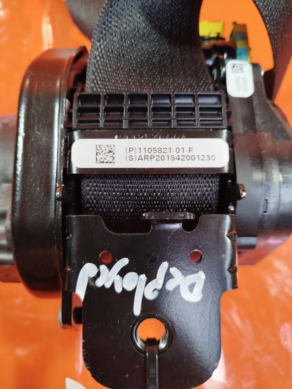 ✅2020 TESLA MODEL 3 SEAT BELT FRONT LEFT PASSENGER SIDE 1105821-01-F DEPLOYED - Image 10