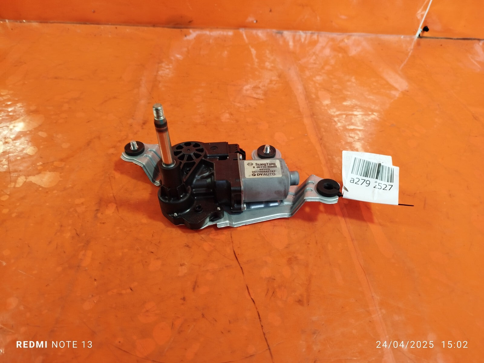 ✅SSANGYONG TIVOLI Elx 1.6 DIESEL 2016 REAR WIPER MOTOR 86110-35000 Warranty A279 - Image 4