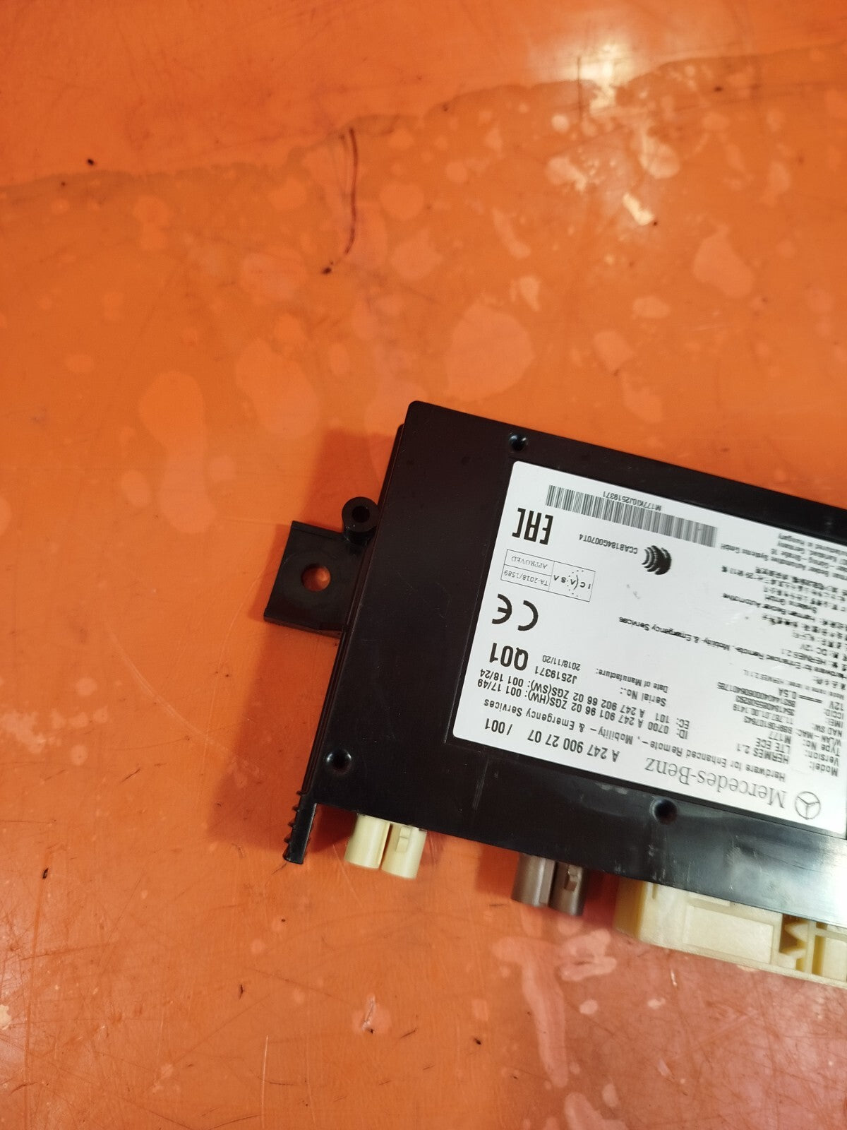✅2019 MERCEDES A CLASS W177 1.5D WIFI CONTROL MODULE ECU UNIT A2479002707 A260 - Image 4