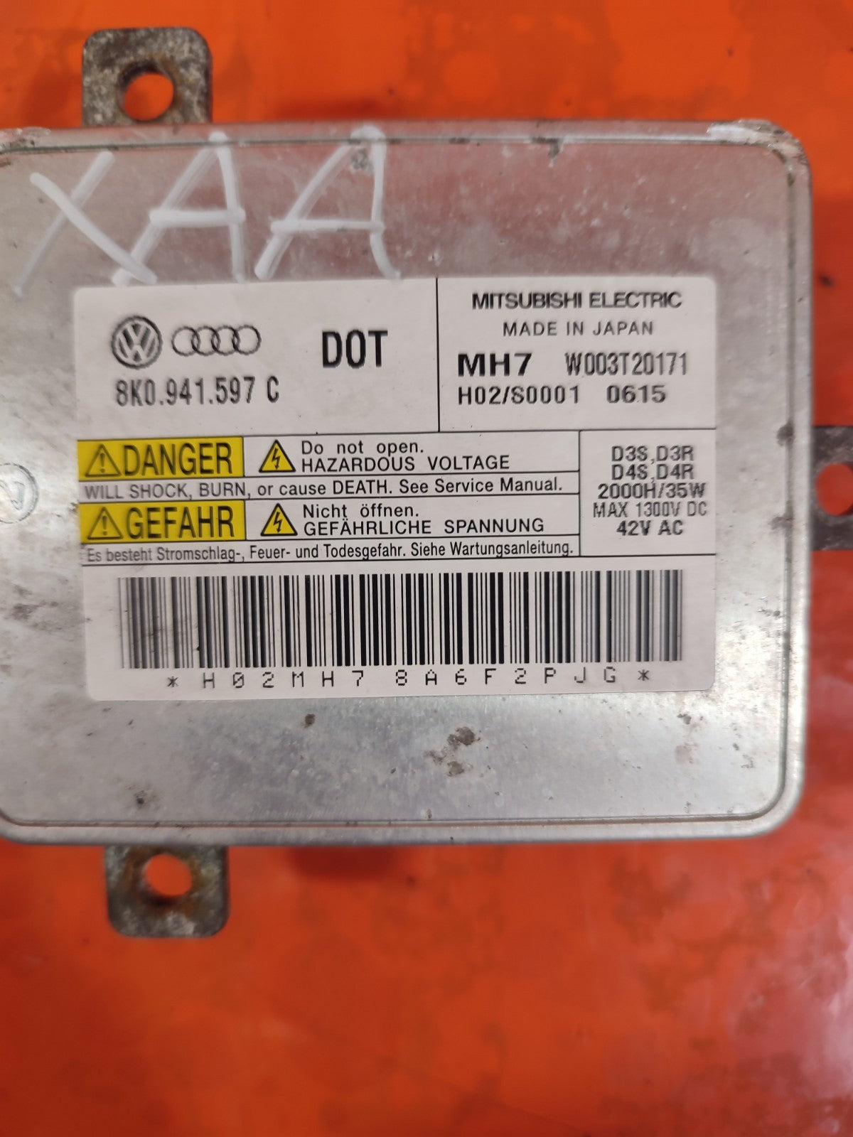 ✅VW AUDI SKODA 2007-2015 HEADLIGHT BALLAST CONTROL MODULE 8K0941597C Warranty - Image 6