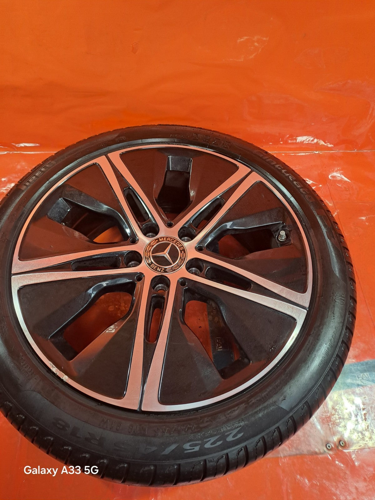 ✅MERCEDES A180 SPORT 2025 ALLOY WHEEL WITH TYRE 225/45 R18 A1774010500 A311 - Image 9