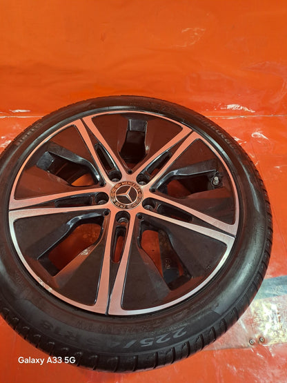 ✅MERCEDES A180 SPORT 2025 ALLOY WHEEL WITH TYRE 225/45 R18 A1774010500 A311 - Image 9