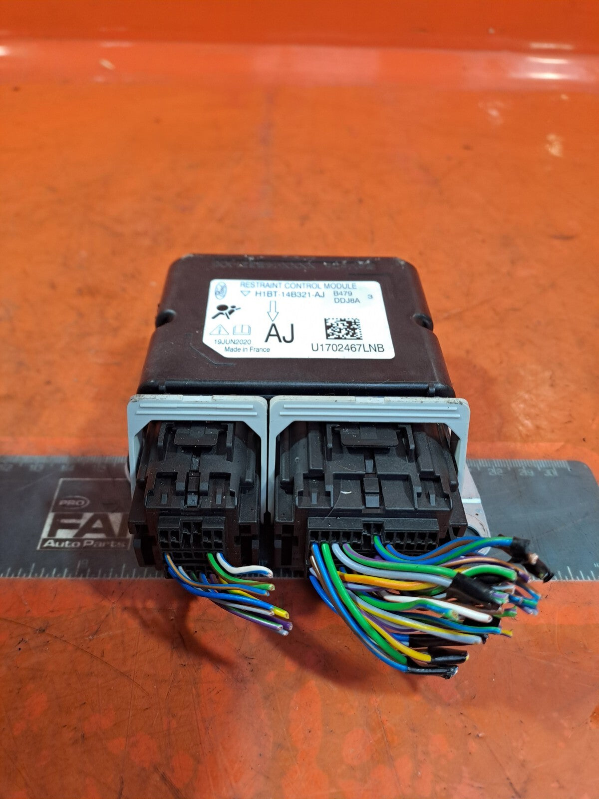 ✅2020 FORD FIESTA ACTIVE 1.0P AIRBAG CONTROL MODULE H1BT-14B321-AJ A247 - Image 3